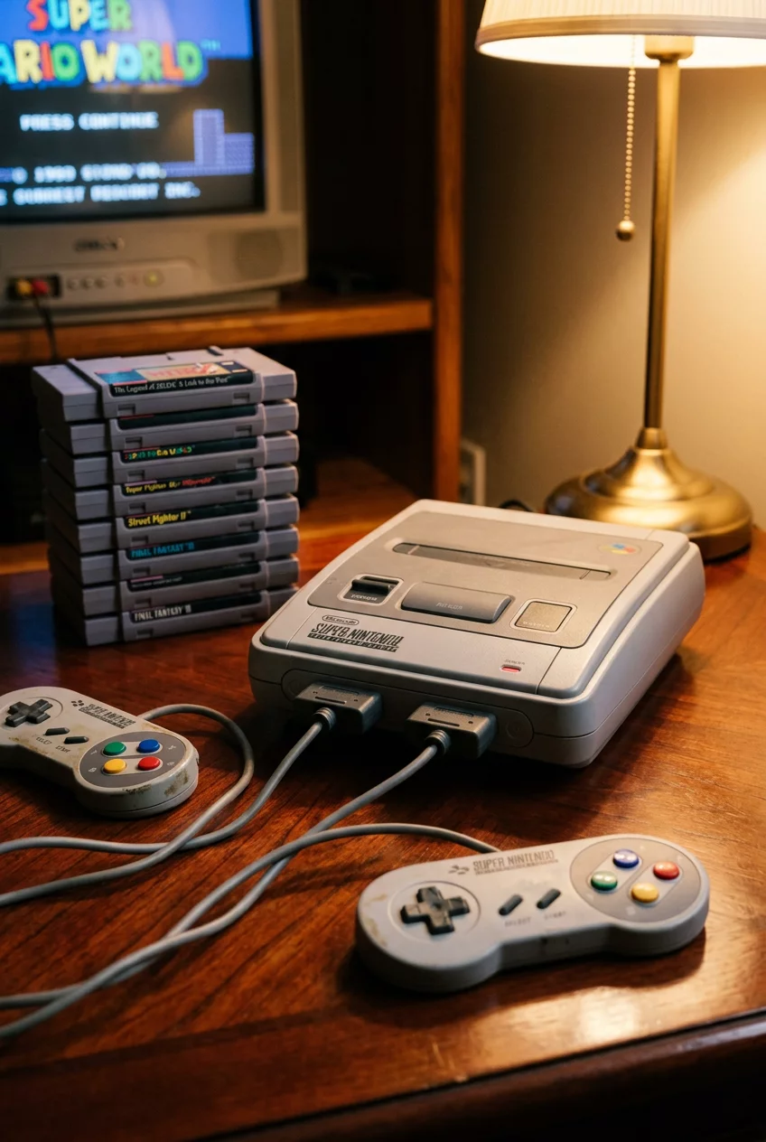 Classic Retro Gaming Setup