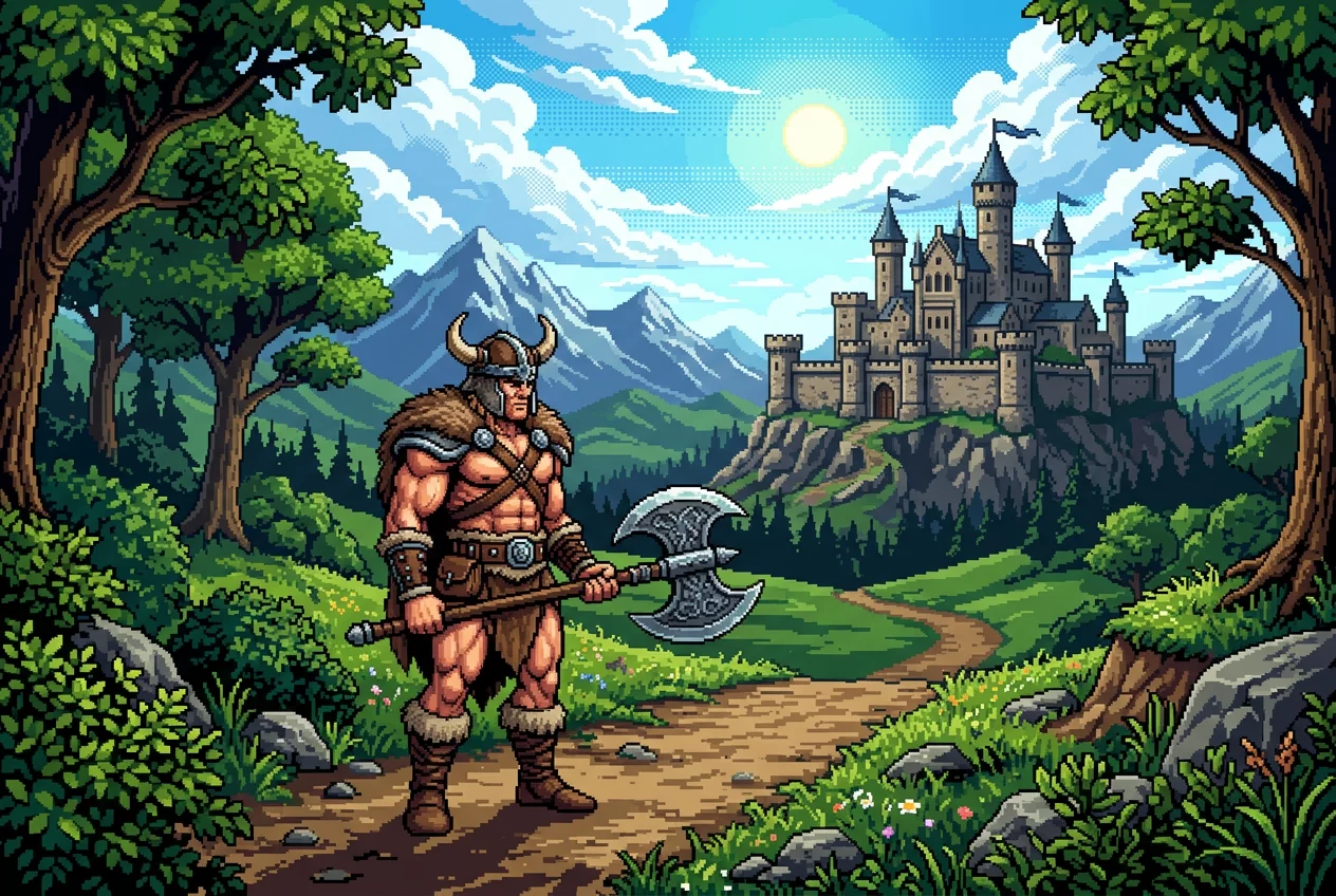 Fantasy Axe Journey